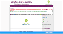 Desktop Screenshot of longtongrovesurgery.co.uk